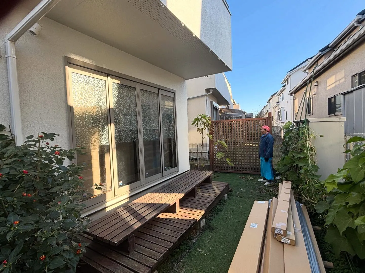 【外構工事】千葉市緑区あすみが丘ウッドデッキ解体→サニージュ