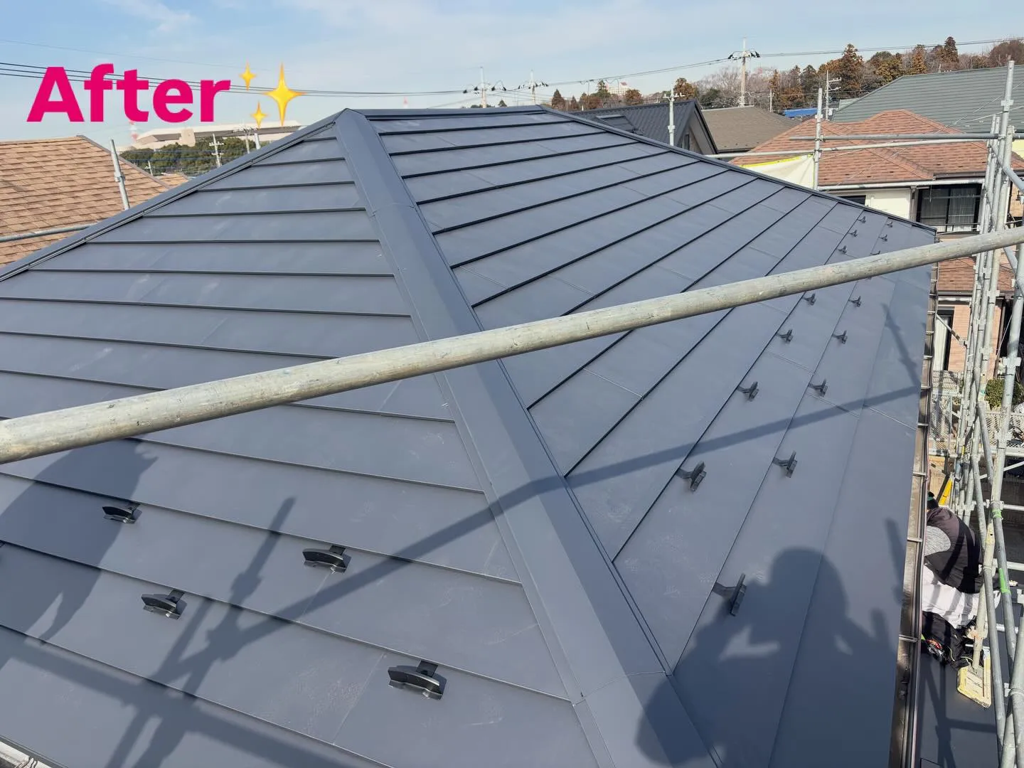 【屋根葺替え工事】千葉市緑区おゆみ野