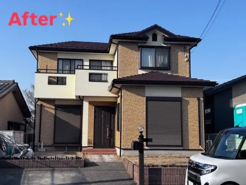 【外壁塗装工事｜Before→After】