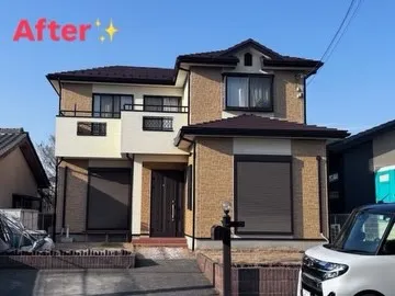 【外壁塗装工事｜Before→After】