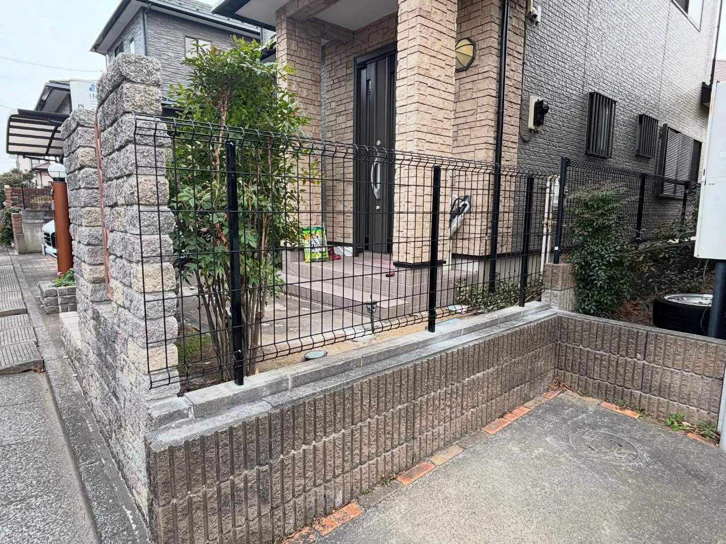 【外構フェンス取付け工事】四街道市めいわ