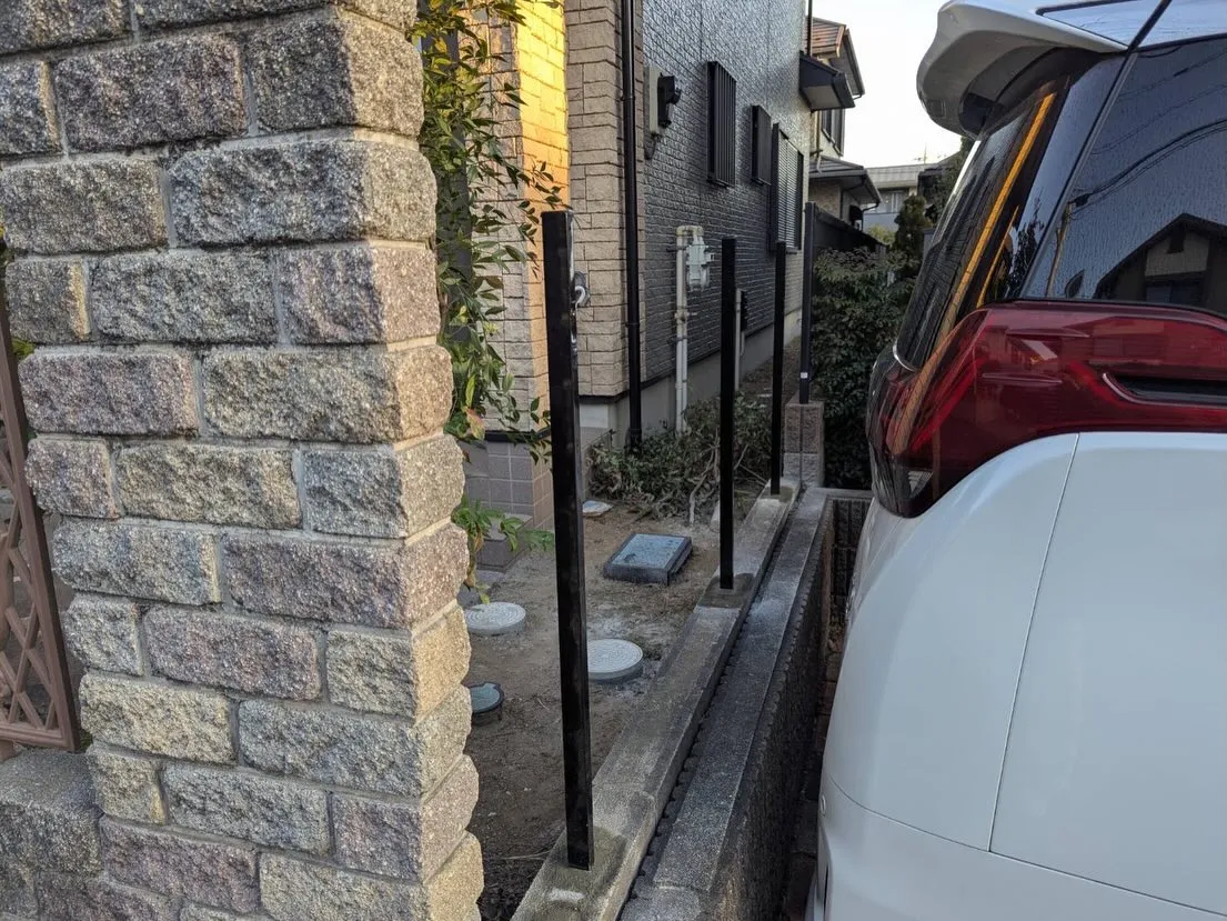 【外構フェンス取付け工事】四街道市めいわ